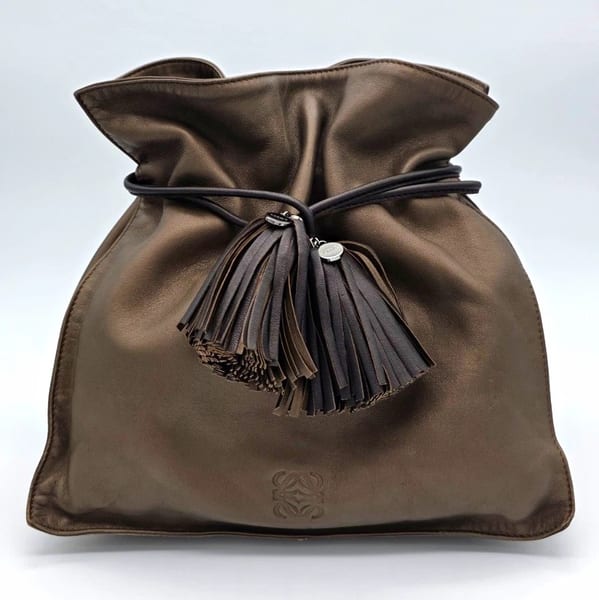 Loewe Bronze Lambskin Medium Flamenco