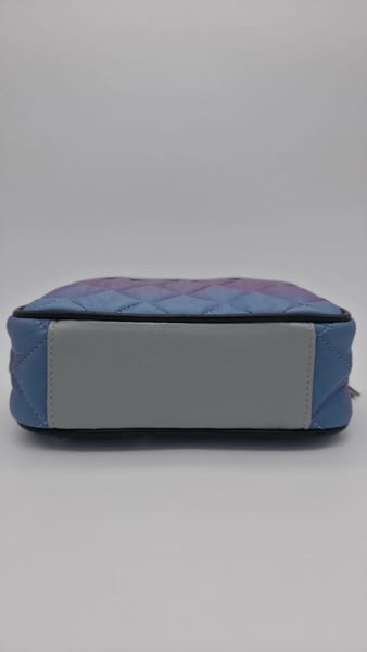 Min & Mon Quilted Studded Zip Crossbody Bag Purple Blue Gray, photo 7 of 14