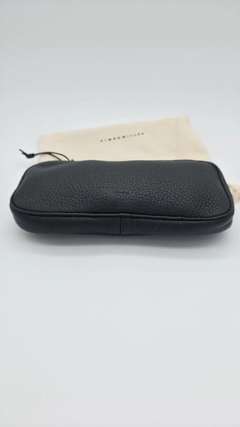 Simon Miller Black Leather Small D-Ring Bag Zip Closure, photo 6 of 7