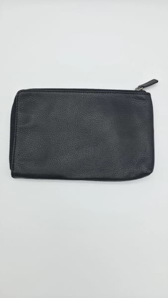 Coach Black Pebbled Leather Travel Pouch, photo 2 of 5