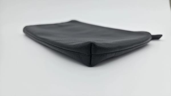 Coach Black Pebbled Leather Travel Pouch, photo 3 of 5