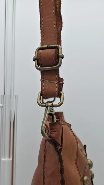 Sundance Studded Rivet Crossbody Bag Handmade In Italy, photo 14 of 19