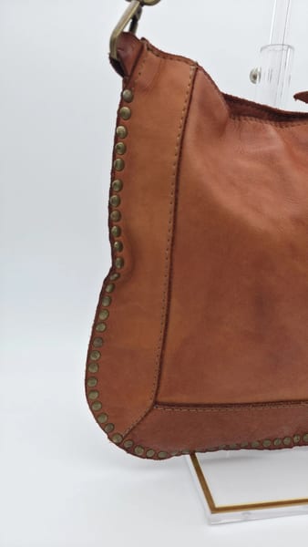 Sundance Studded Rivet Crossbody Bag Handmade In Italy, photo 9 of 19
