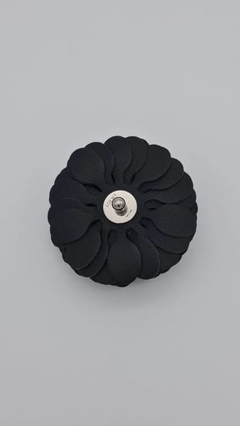 Loewe Stud Charm Flower Bag, Black Leather, photo 6 of 6