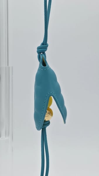Loewe Leather Pea Pod Charm, photo 3 of 10