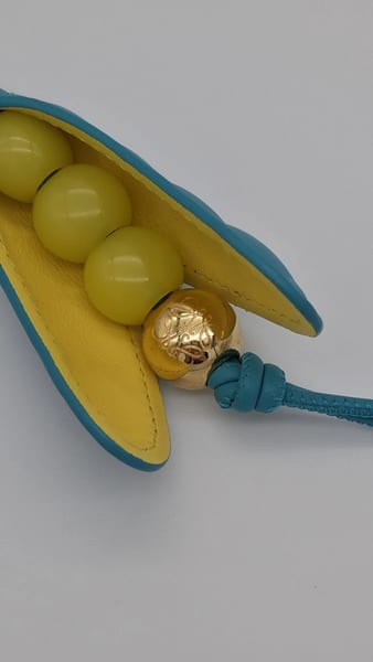 Loewe Leather Pea Pod Charm, photo 7 of 10