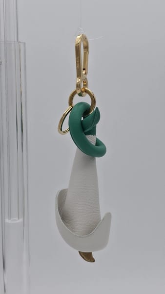 Loewe 2018 Calla Lily Bag Charm / Keychain in calfskin leather, photo 6 of 7