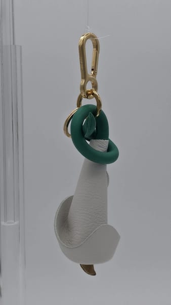 Loewe 2018 Calla Lily Bag Charm / Keychain in calfskin leather, photo 7 of 7