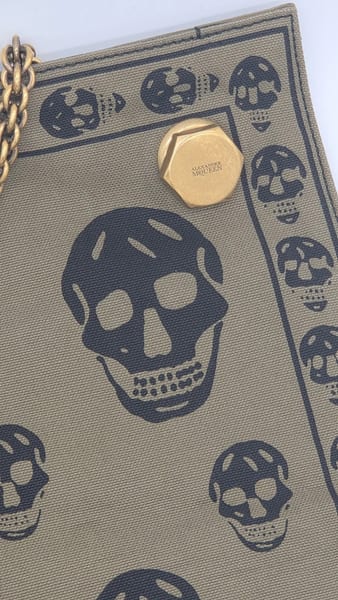 Alexander McQueen Canvas Skull Print Shopper, photo 4 of 12