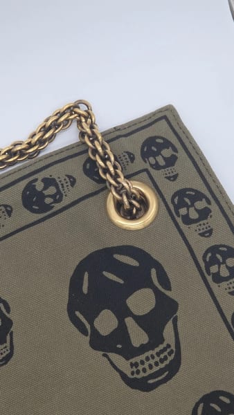 Alexander McQueen Canvas Skull Print Shopper, photo 7 of 12