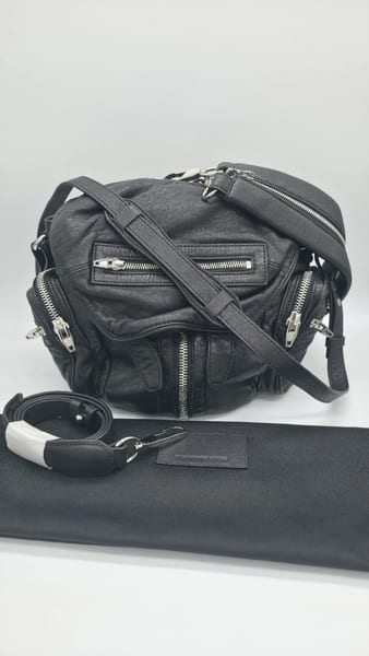 Alexander Wang Marti Backpack Lambskin Leather Silver Hardware