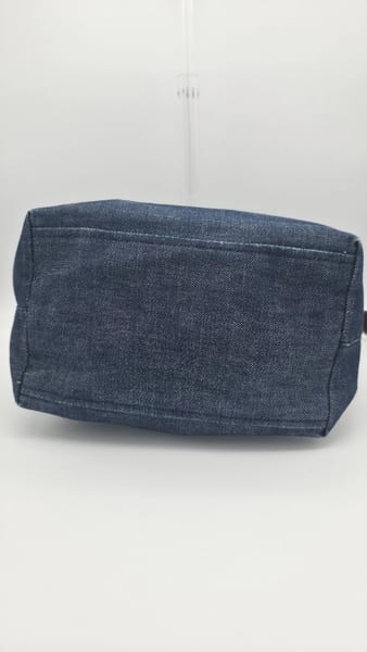 Prada Leather-Trimmed Denim Hobo Bag 90s Style, photo 8 of 15