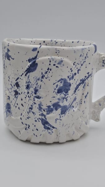 Min & Mon X Bosque y Cielo Ceramic All Over Eyes Splatter Mug, photo 2 of 8