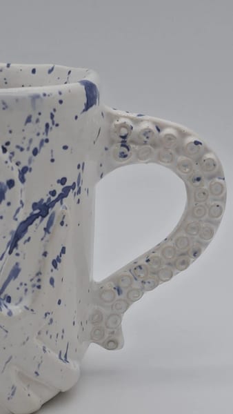 Min & Mon X Bosque y Cielo Ceramic All Over Eyes Splatter Mug, photo 3 of 8