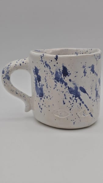 Min & Mon X Bosque y Cielo Ceramic All Over Eyes Splatter Mug, photo 6 of 8