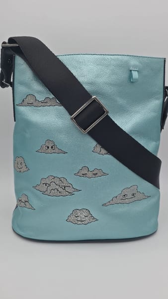 Min & Mon Lucas Hobo Bag Happy Clouds