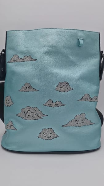 Min & Mon Lucas Hobo Bag Happy Clouds, photo 2 of 12